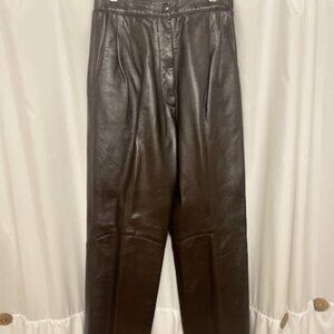 Trendy Black Leather Pants by Brisa